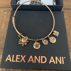 Alex and Ani Lotus Bracelet